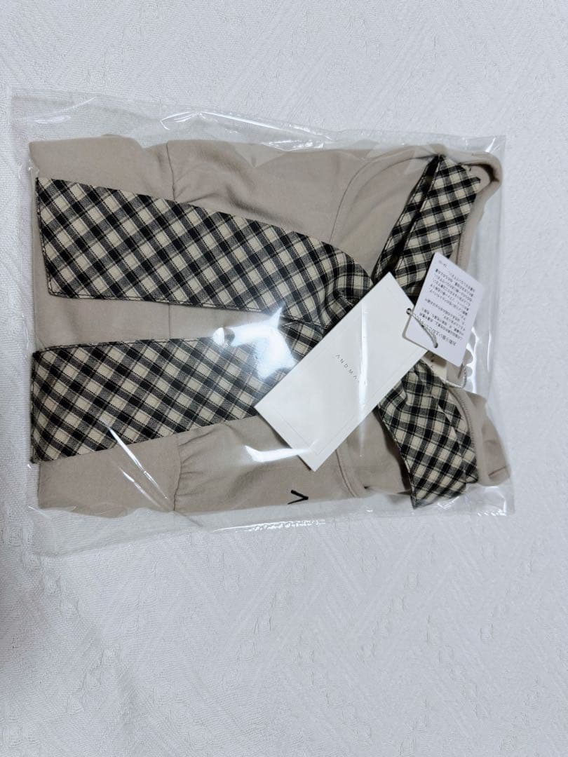 トップス Andmary Ami ribbon check tops