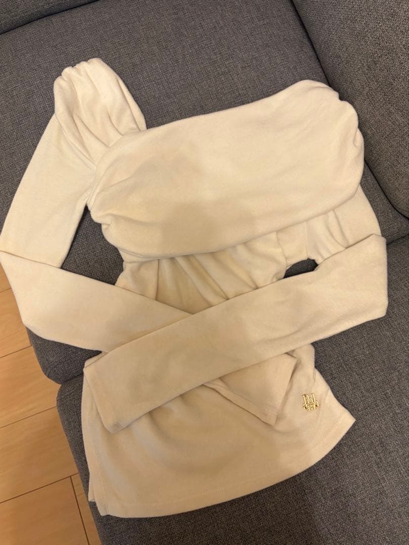 ぶ*ん様 polaura ポローラ 3wayクロスワンショルダートップス ホワイ