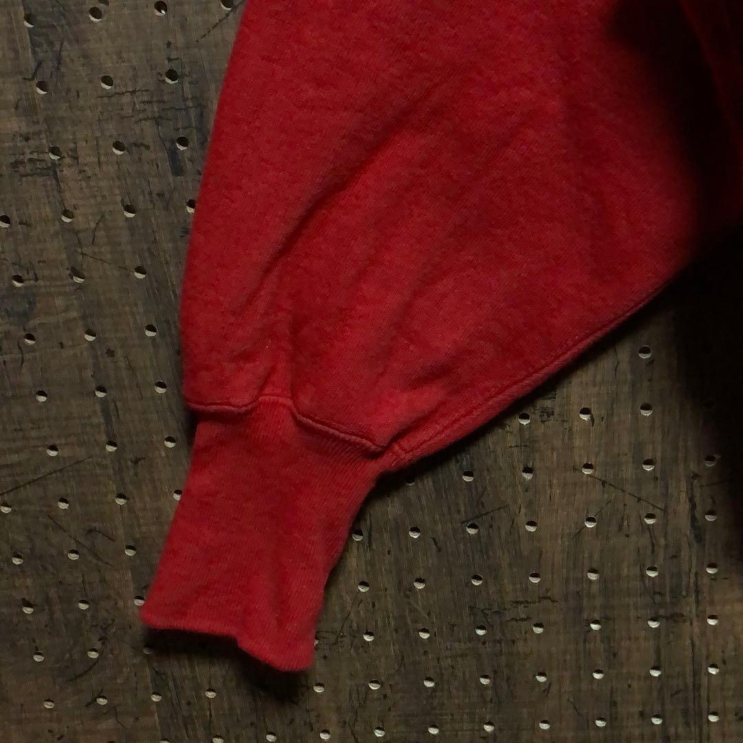 90s USA製 Champion リバースウィーブ スウェット　赤　dh56