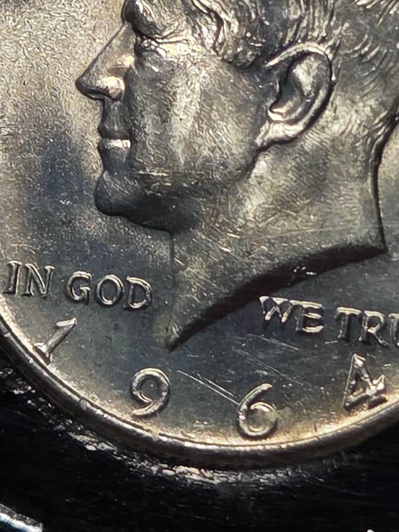 専用　アメリカ合衆国　ケネディ大統領　ハーフダラー銀貨　1964 2枚