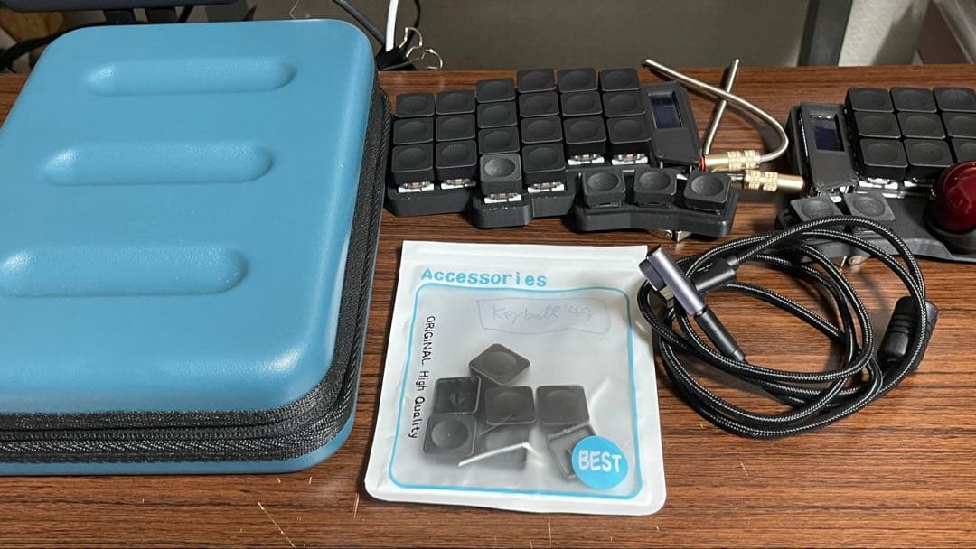 （すぐ使えます！）Keyball44 キャリングケース付き