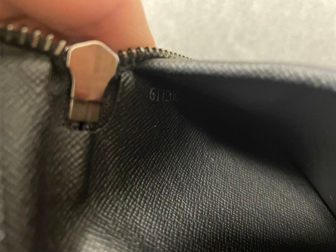 Louis Vuitton ブラック 長財布　ヴィトン　エクリプス　ジッピー