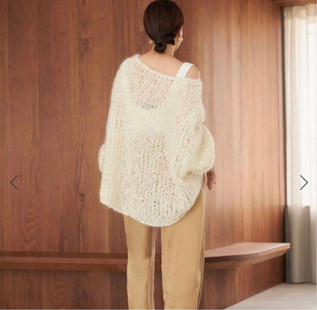 美品　plage HAND KNIT ジャンボタム プルオーバー