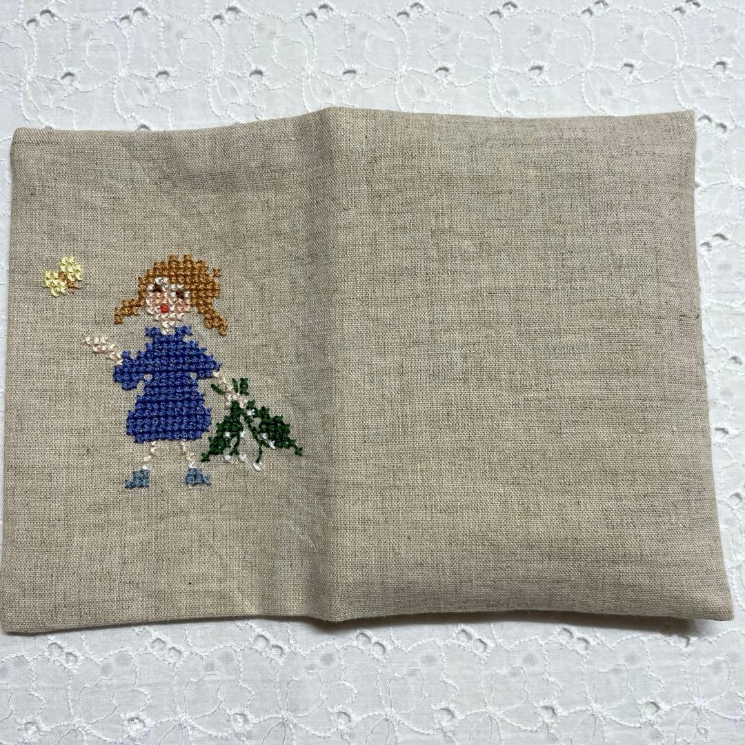 クロスステッチ 完成品 ファスナーポーチ サモイロフ オーダー62