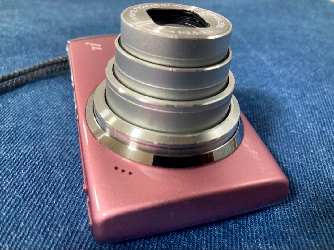 【動作確認済】OLYMPUS μ1020 デジタルカメラ　ピンク