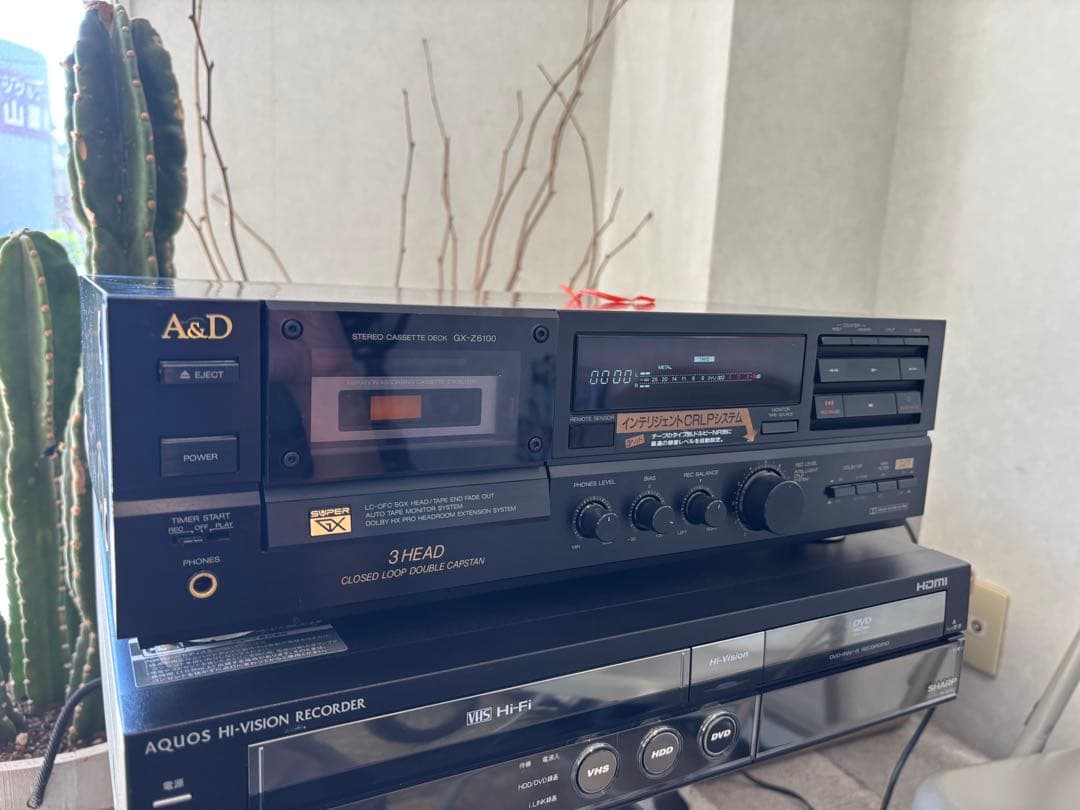 A&D 3HEAD カセットデッキ　GX-Z6100