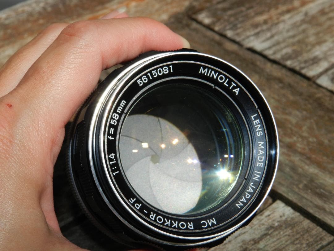 即撮影可　MINOLTA MC ROKKOR-PF 58mm f/1.4