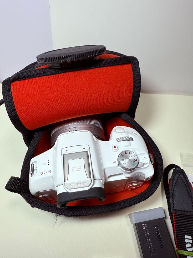 Canon EOS R50+レンズrf 18-45mm+sd card 32gb