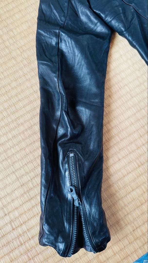 バックラッシュ BACKLASH 黒 シングルライダースジャケット