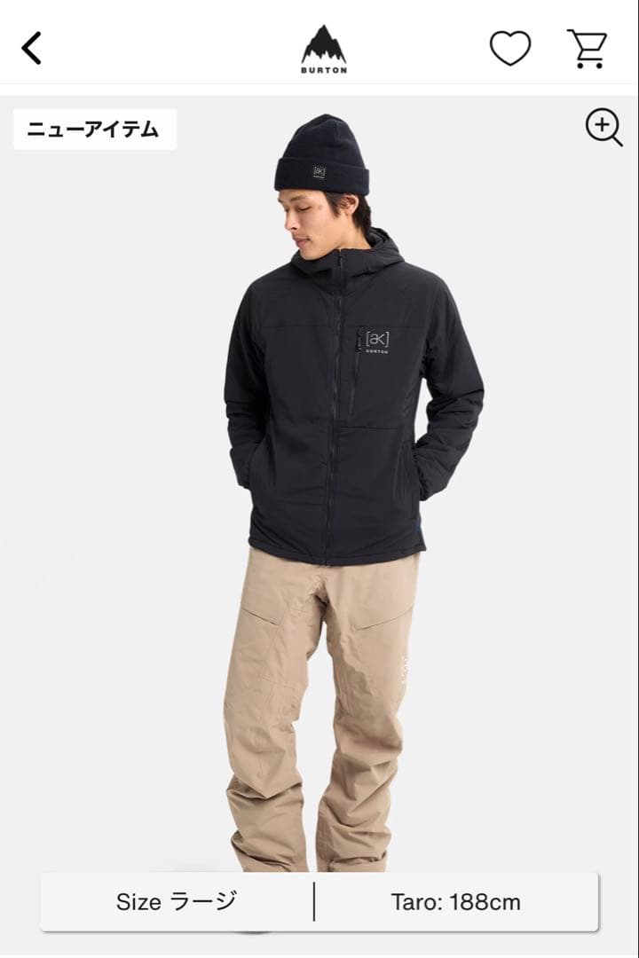 メンズ Burton akヘリウム フーデッド インサレーテッド ジャケット