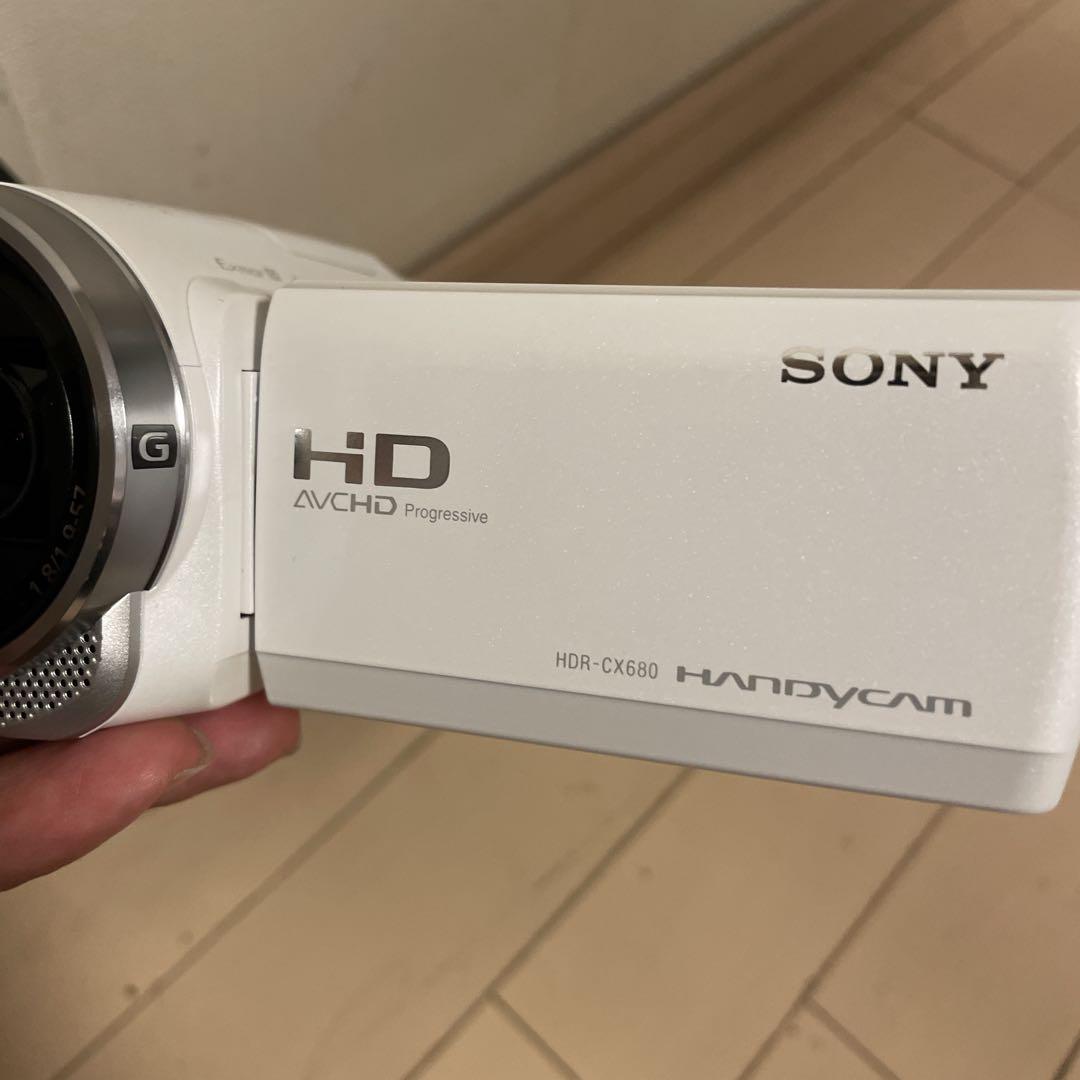 ★美品★ Sony ソニー HDR-CX680 ハンディカム　ホワイト