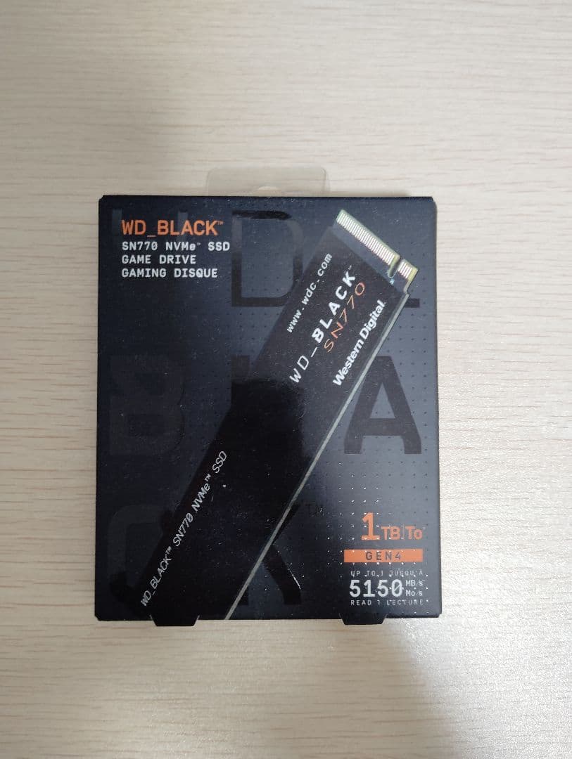 内蔵型SSD WD BLACK SN770 NVMe SSD 1TB