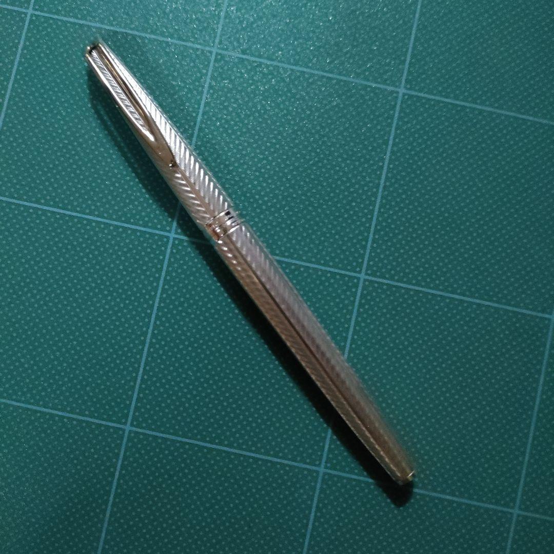 万年筆 WATERMAN C/F シルバー　銀 18k ウォーターマン