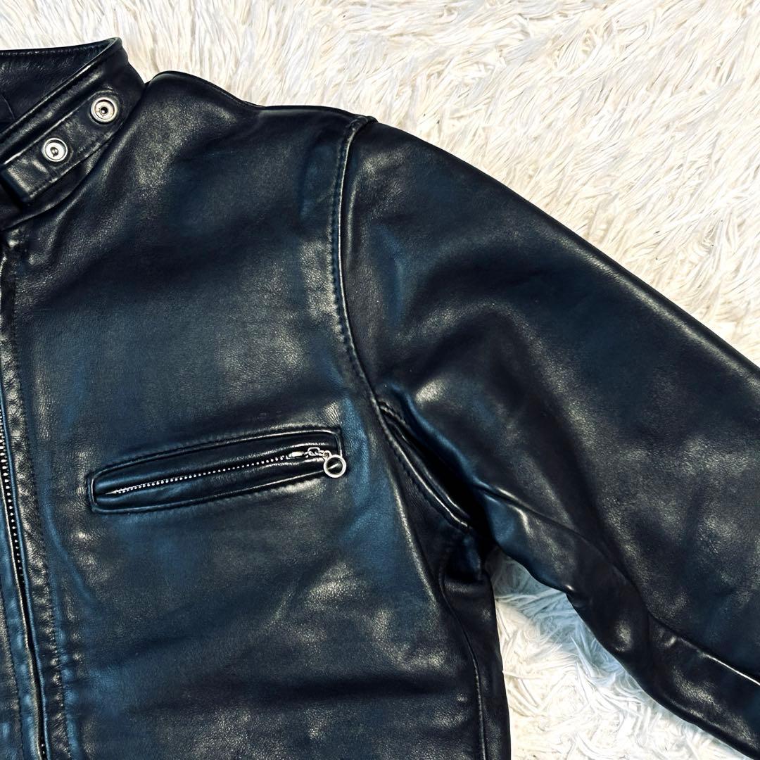 Schott ショット 641 ライナー付き シングルライダースジャケット 34