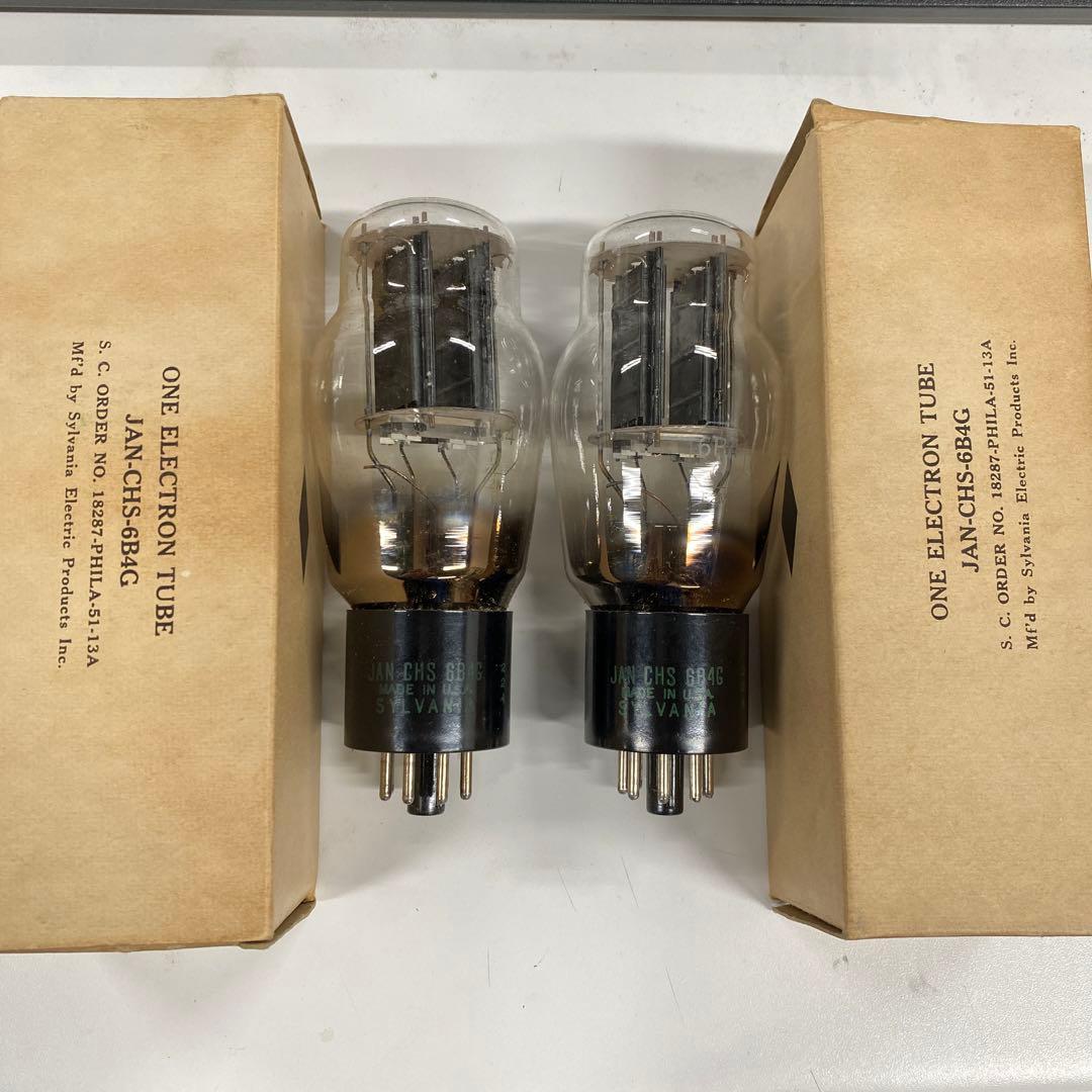 真空管　SYLVANIA JAN-CHS-6B4G 2本セット
