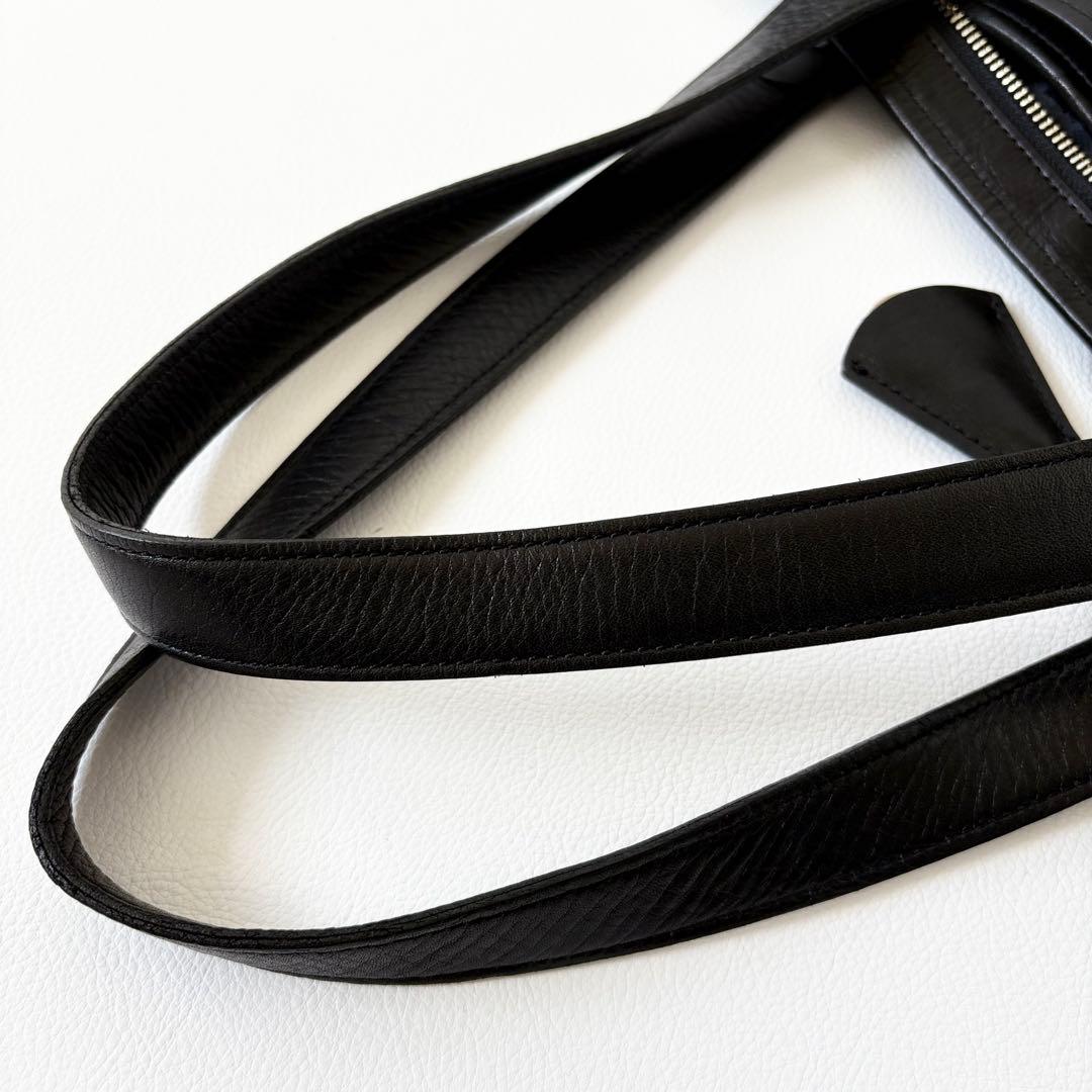 aniary アニアリ アンティークレザー トートバッグ 01-02017 黒