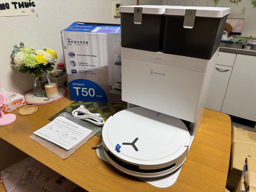ロボット掃除機 ECOVACS DEEBOT T50 OMNI 動作保証
