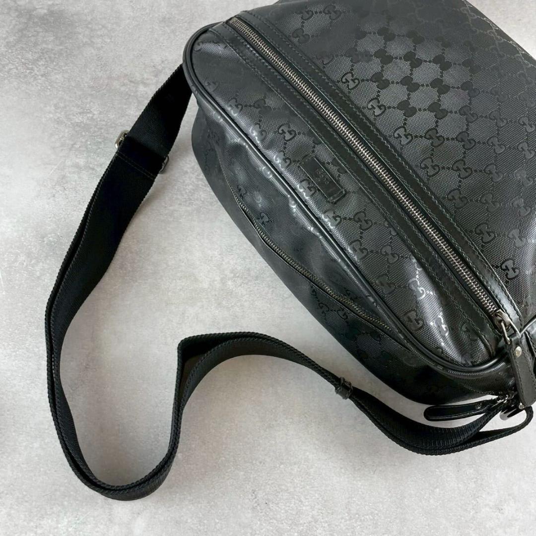 未使用級 GUCCI グッチ 211107 ショルダーバッグ GG インプリメ