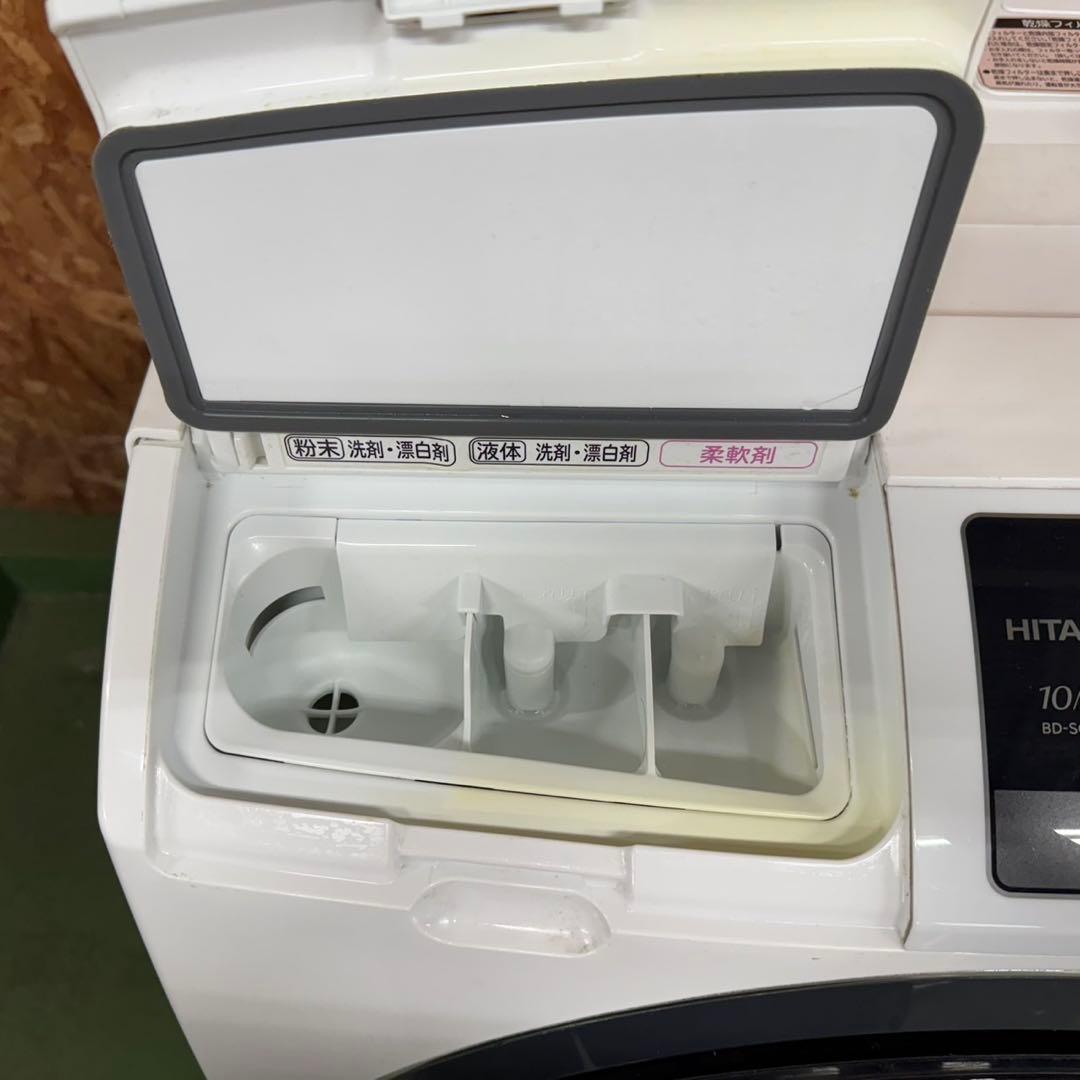 303 関東圏　家庭向　ドラム式洗濯機　容量10キロ 乾燥6キロ　左開き　美品