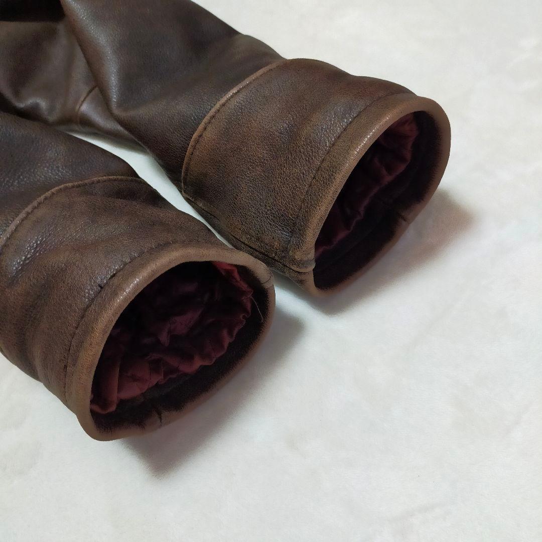 90S　短丈　L〜XL程度　本革　レザージャケット　カーコート