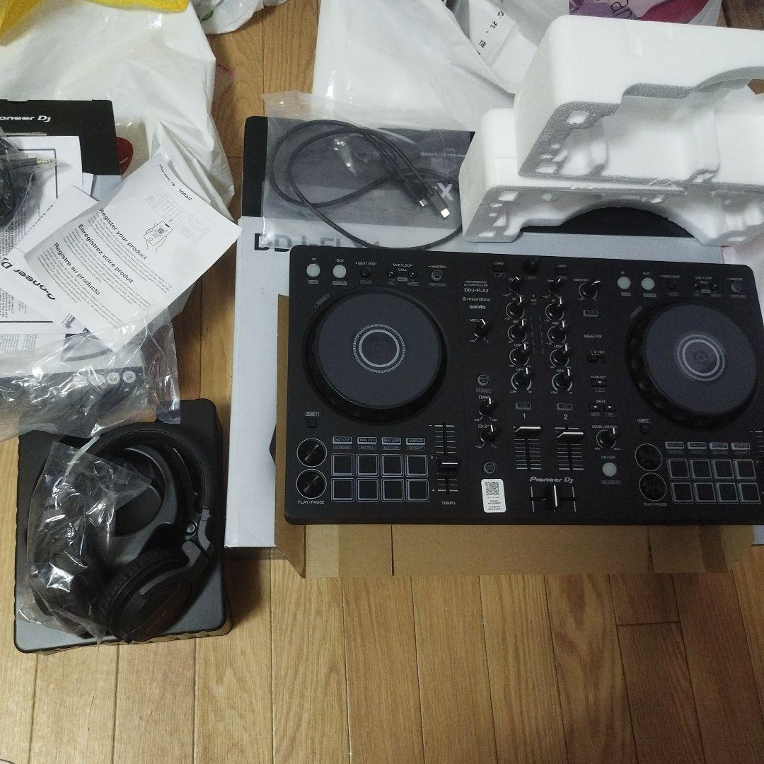 DJ機材 Pioneer ddj-flx4 & DJ HDJ CUE1