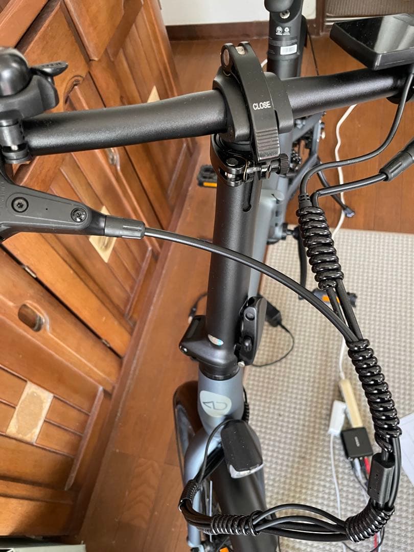 ado 20 電動アシスト自転車　走行距離は10キロ。