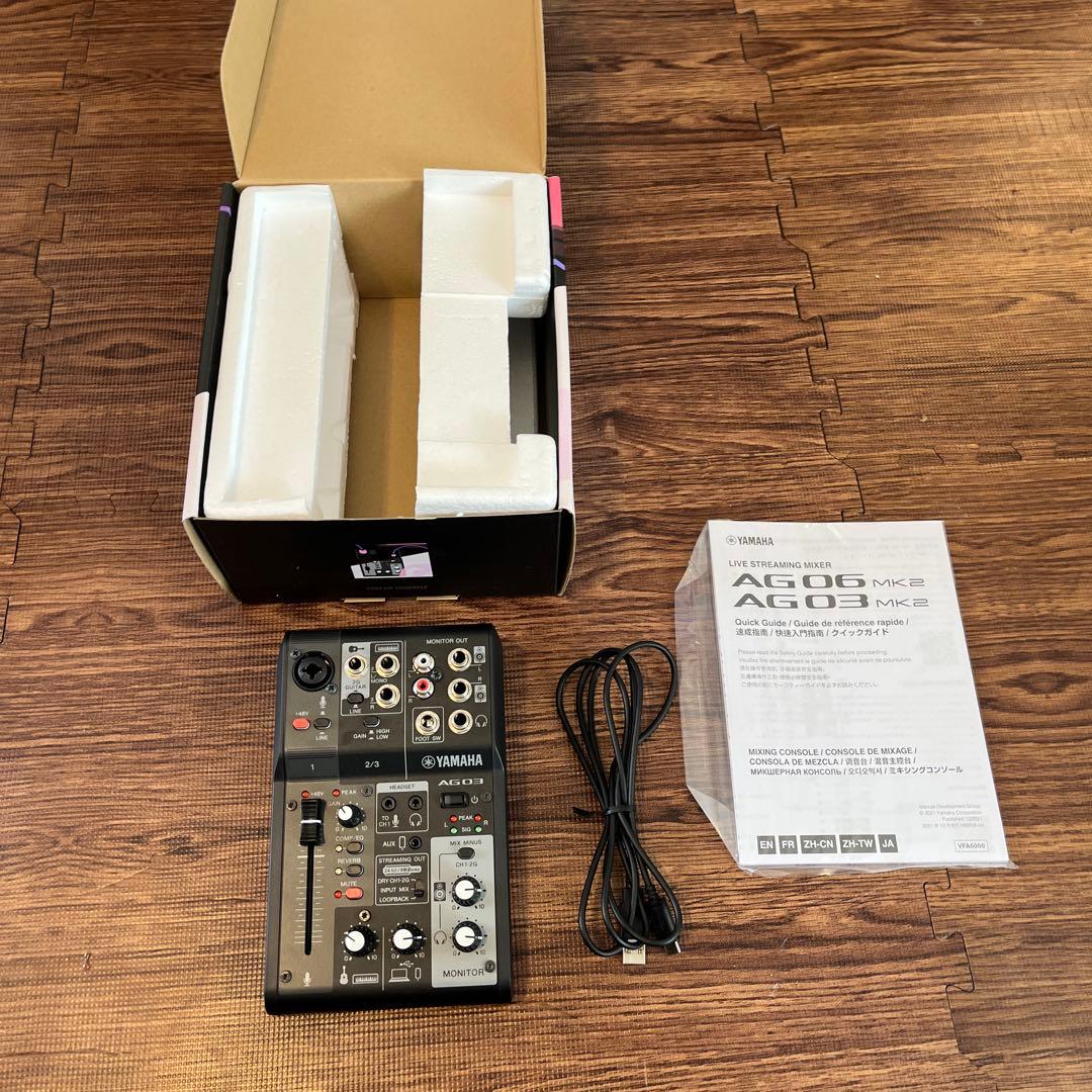 YAMAHA AG03 MK2 オーディオインターフェース 本体