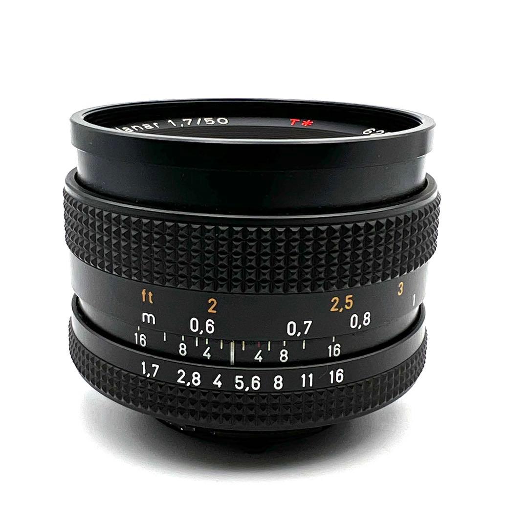 【美品】コンタックス CONTAX Planar 50mm F1.7 AEJ