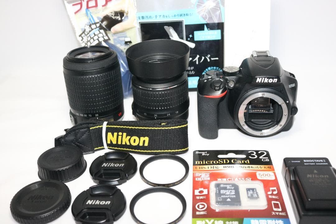 ⭐シリーズ最新！ Nikon D3500 ⭐ ダブルレンズセット ⭐一眼レフ