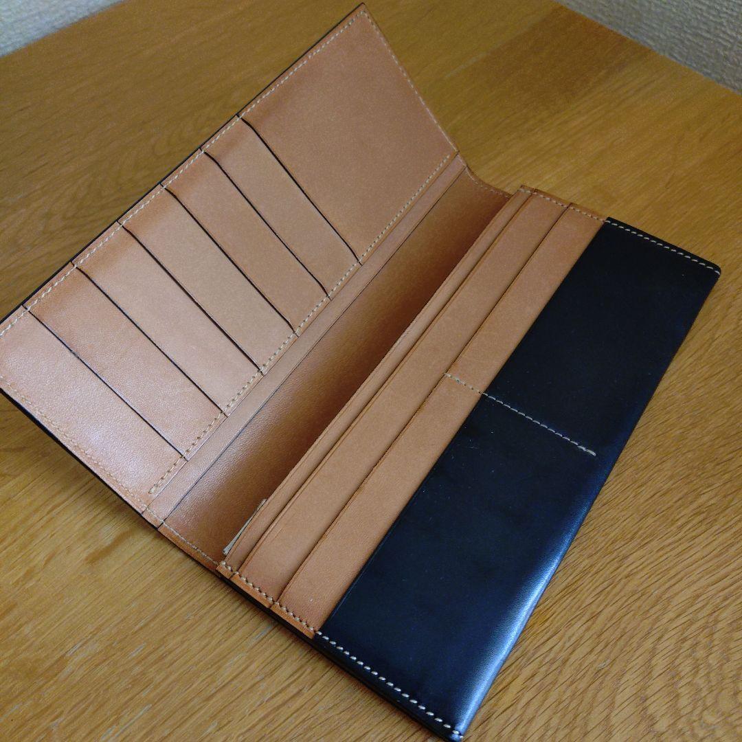 万双ブライドル 長財布　小銭入付　ブラック