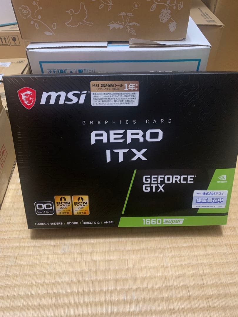 グラフィックボード・グラボ・ビデオカード MSI GeForce GTX 1660 Super AERO ITX