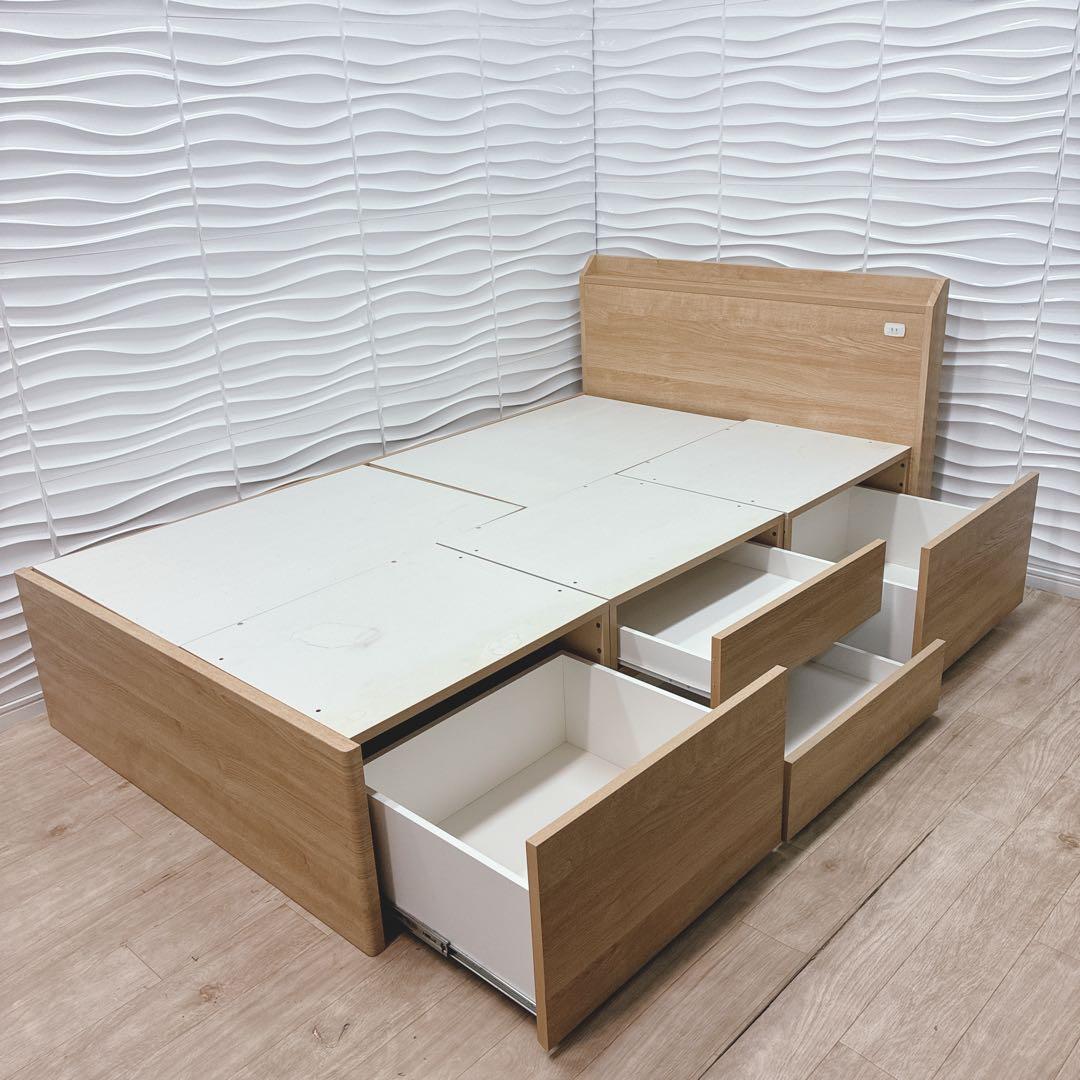 ◇NITORI◇ベッドフレーム◇収納付き◇セミダブル◇大阪兵庫京都奈良滋賀和歌山