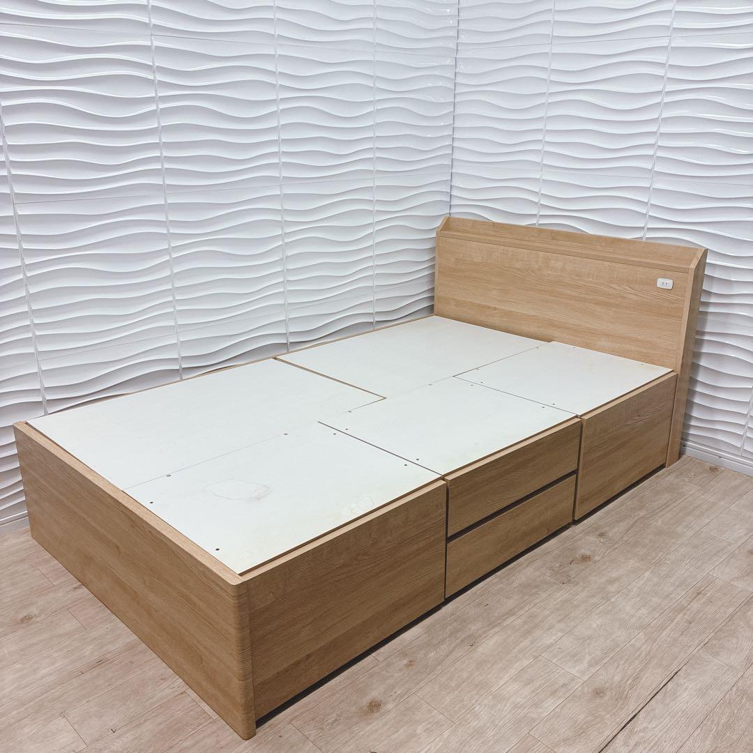 ◇NITORI◇ベッドフレーム◇収納付き◇セミダブル◇大阪兵庫京都奈良滋賀和歌山