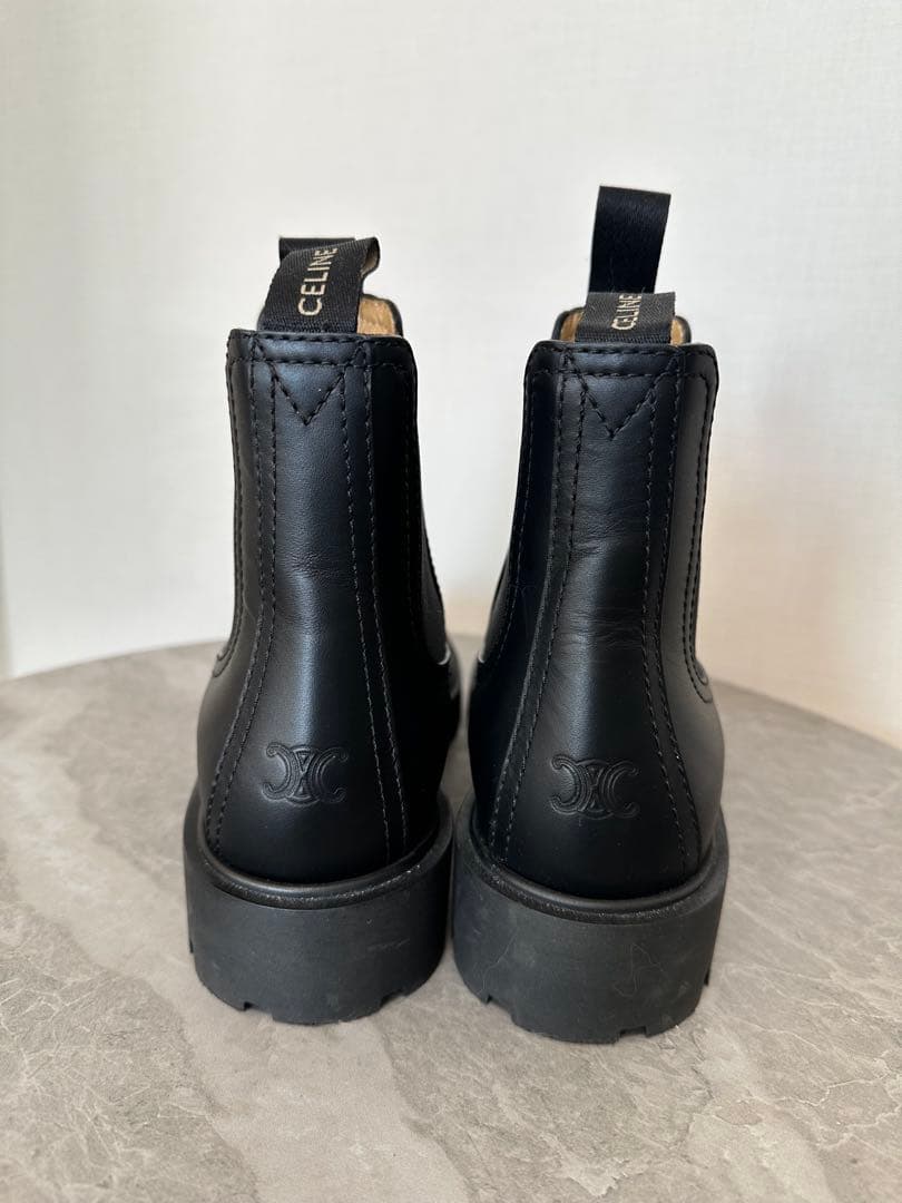 ⭐︎新春⭐︎CELINE マーガレット チェルシーブーツ ショートブーツ ブラック