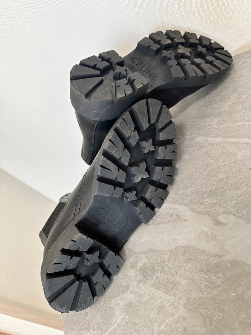 ⭐︎新春⭐︎CELINE マーガレット チェルシーブーツ ショートブーツ ブラック