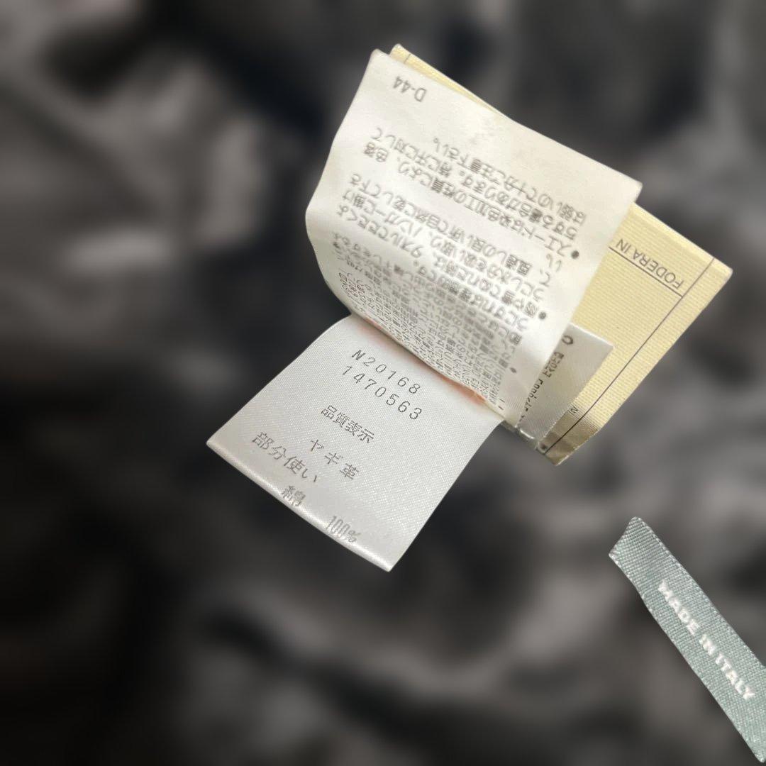 BALLY バリー　イタリア製　ヤギ革　レザーベスト　ダークブラウン