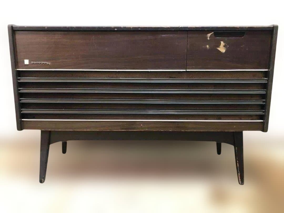 昭和レトロ　National SE-6500 大型 家具調　1223-5