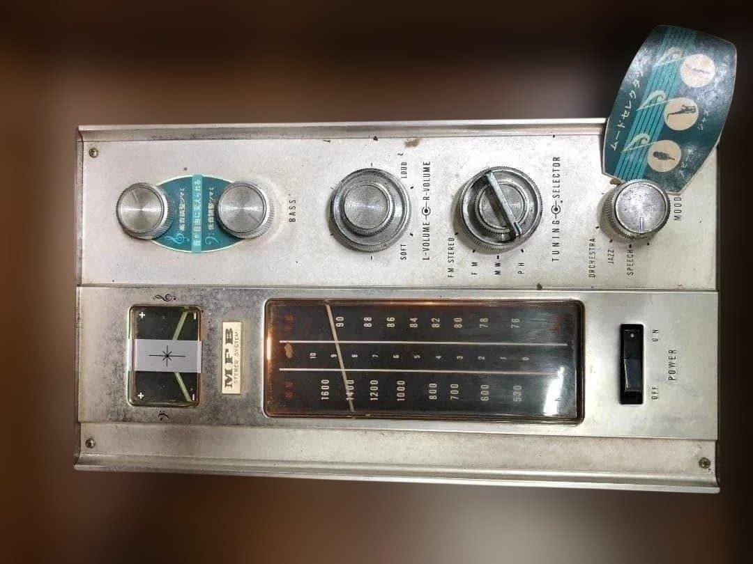 昭和レトロ　National SE-6500 大型 家具調　1223-5