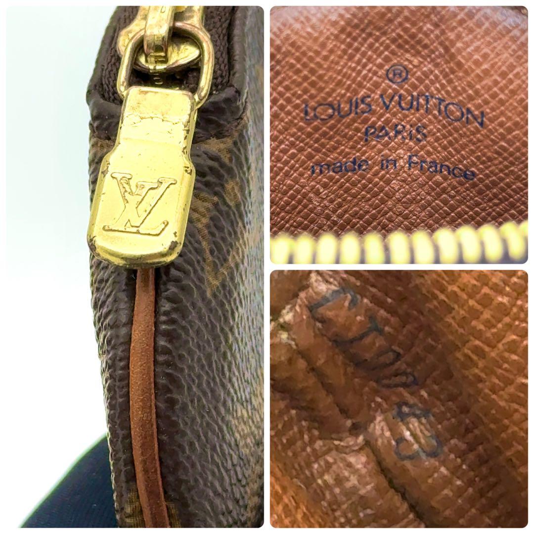 【極美品】ルイヴィトン モノグラム ポルトモネ ロン ケース 丸型 小銭