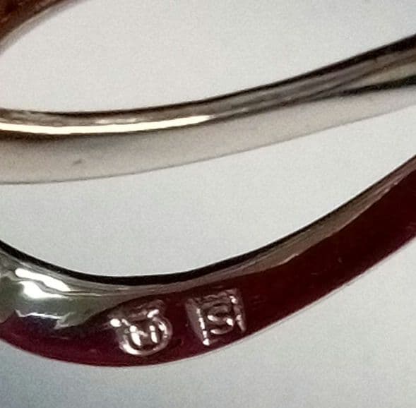 MIKIMOTO ヴィンテージ シルバー パールブローチ リボンリーフ