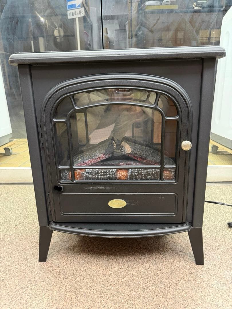 レトロスタイル 電気ヒーター コンパクト