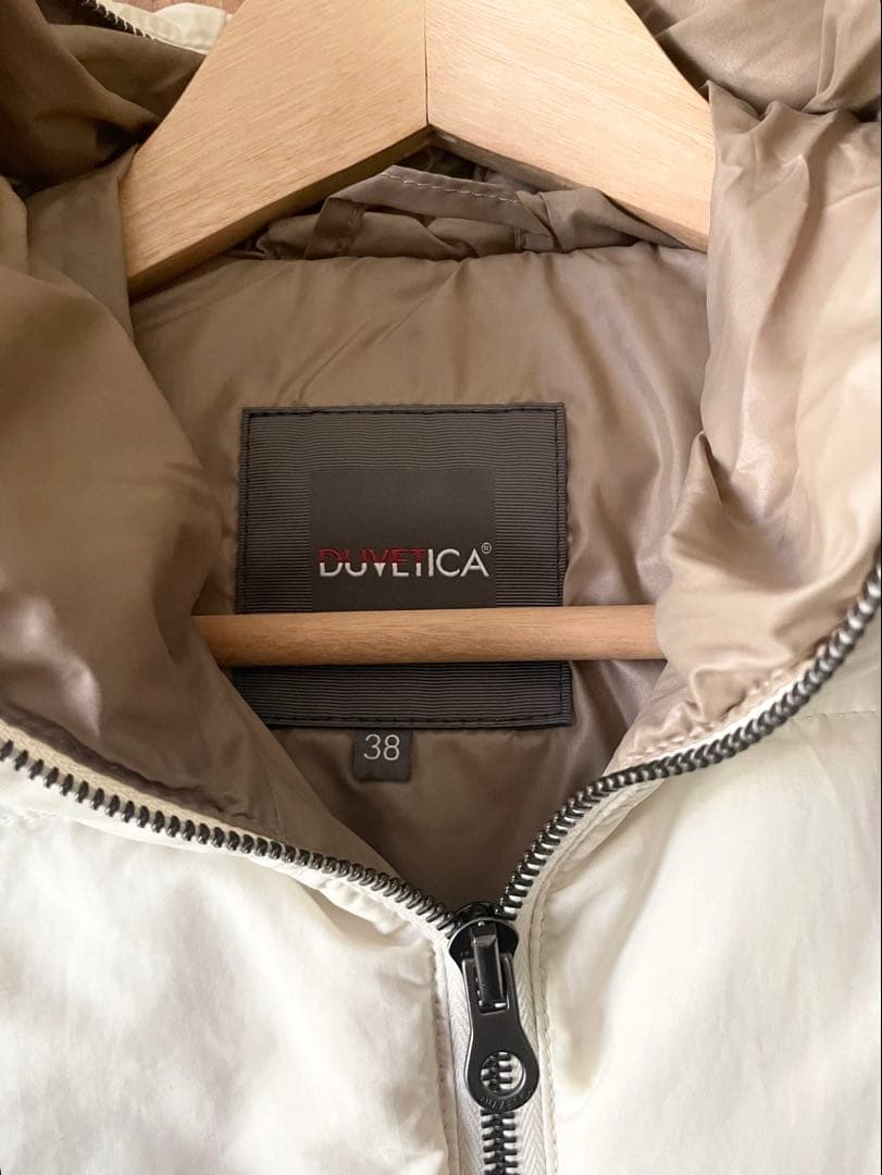 美品 DUVETICA Down Jacket Coat Off White