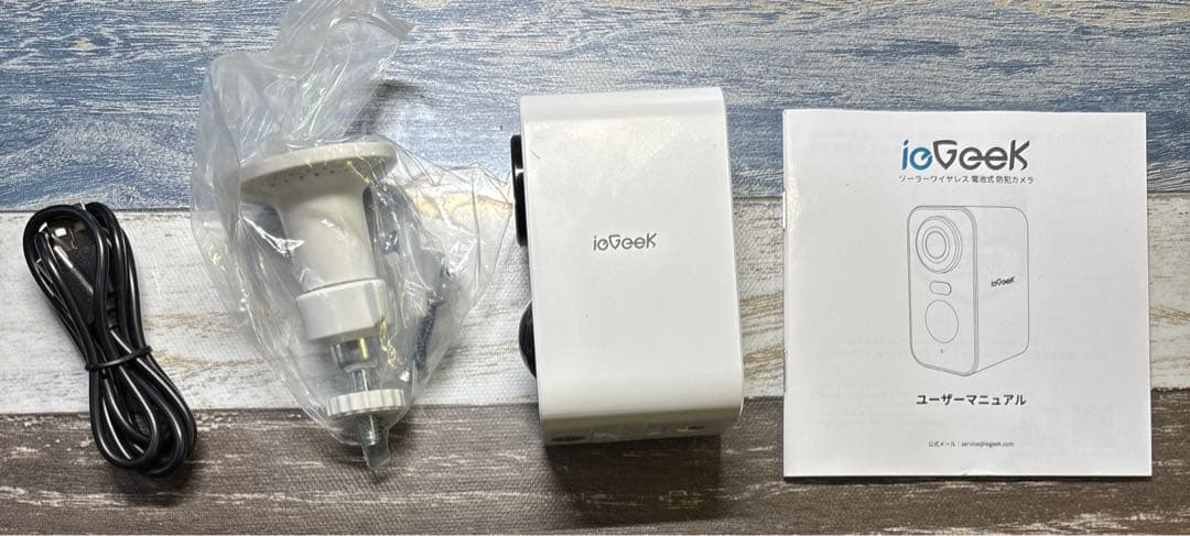 ieGeek セキュリティカメラ、屋外、ソーラー、500万色ナイトビジョン、