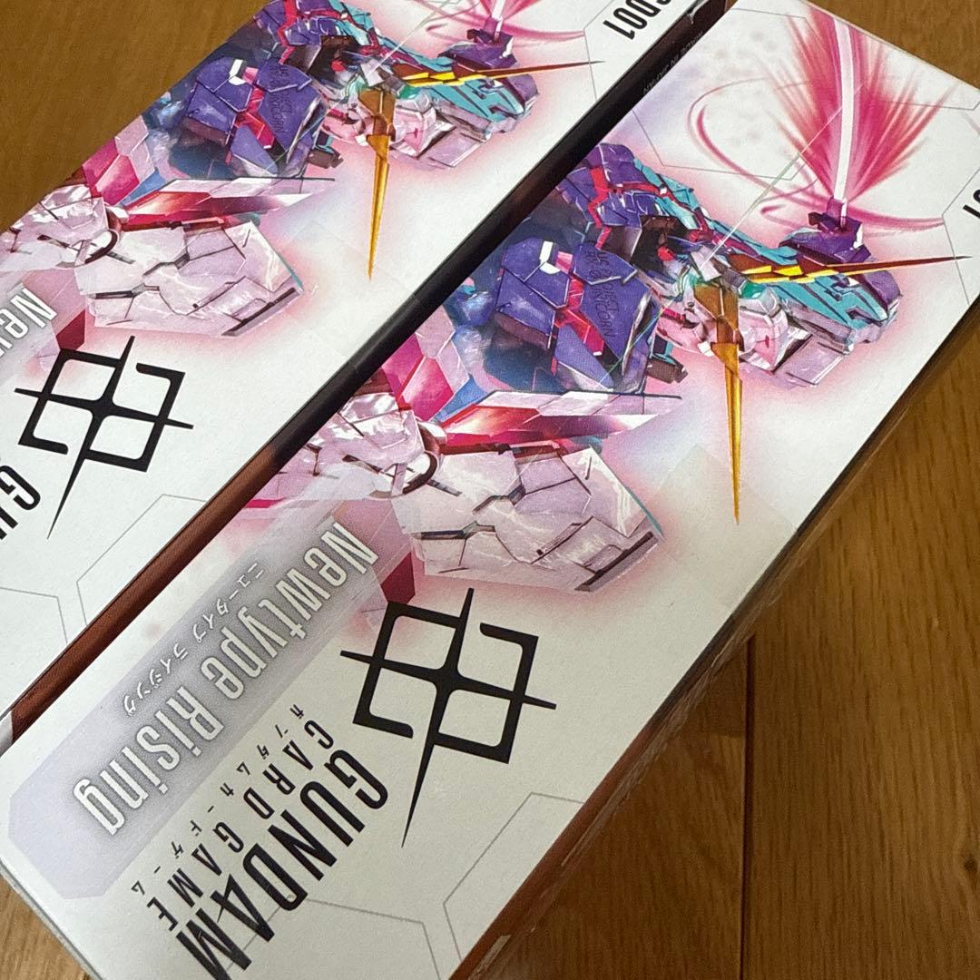 ガンダムカードゲーム ニュータイプライジング 2BOX テープ付き