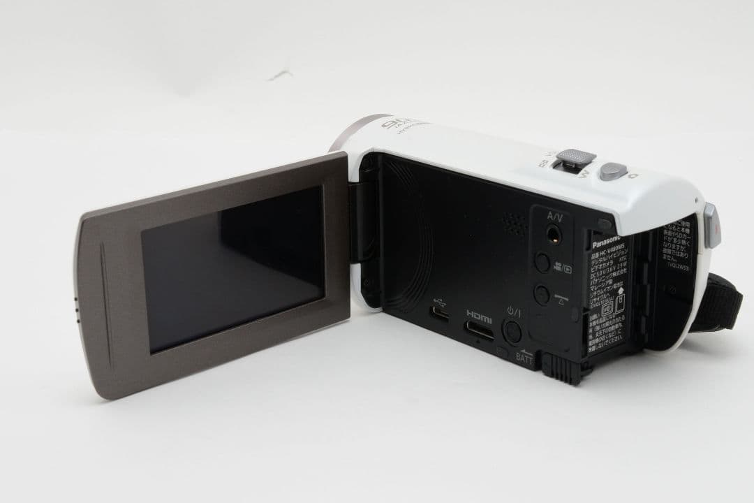 極美品Panasonic HC-V480MS ホワイト　ハンディカムビデオカメラ