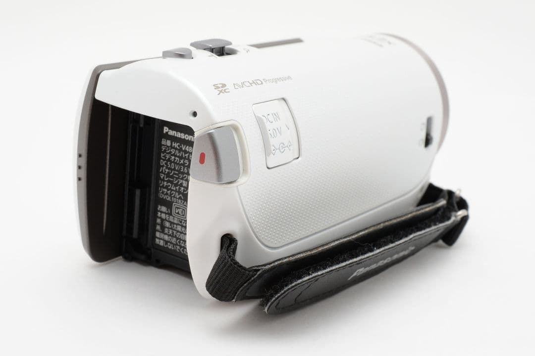 極美品Panasonic HC-V480MS ホワイト　ハンディカムビデオカメラ
