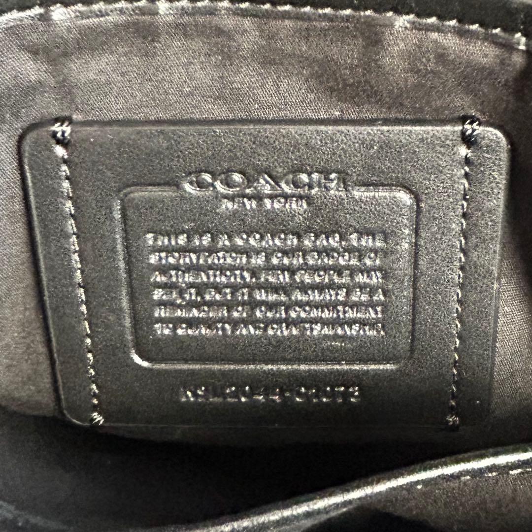 COACH シグネチャー　ボディーバック　黒　C1073 黒