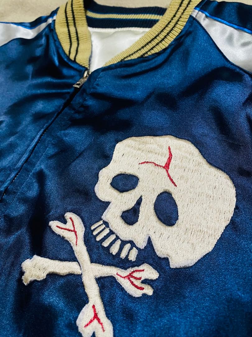 テーラー東洋 日本限定 スカジャン スカル 龍 ２面用 unisex