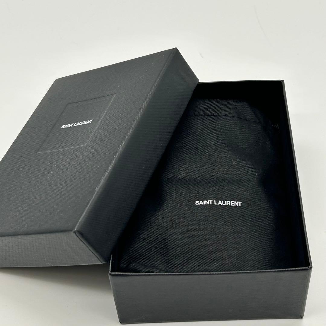 美品 SAINT LAURENT サンローラン 6連キーケース グレー