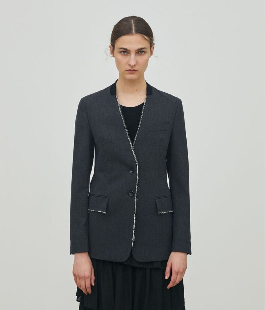 今期25冬新作未使用タグ付きDESPRESデプレノーカラージャケット